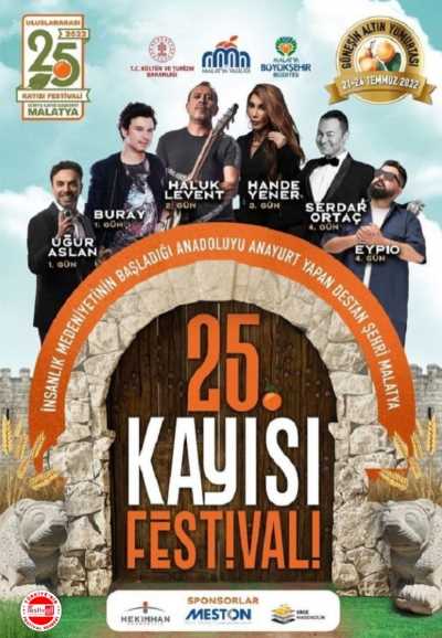 25. Uluslararası Kültür Sanat Etkinlikleri ve Kayısı Festivali